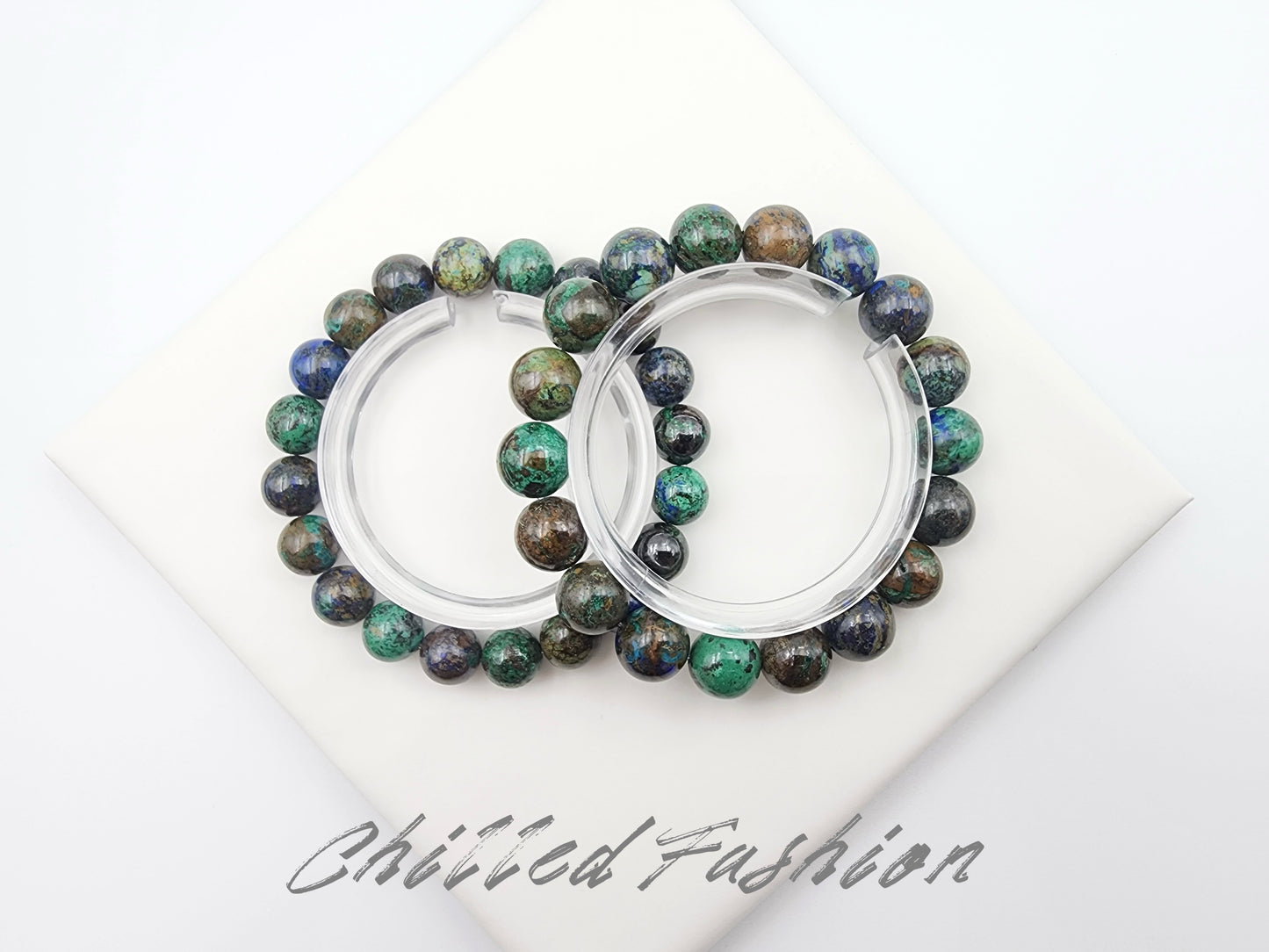 [Bracelet] Natural Azurite Bracelet
