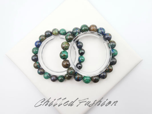 [Bracelet] Natural Azurite Bracelet