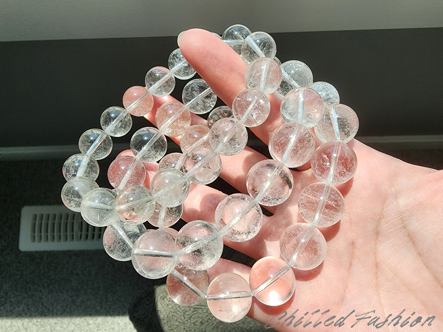 [Bracelet] Himalayan Clear Quartz Bracelet for Clarity and Healing