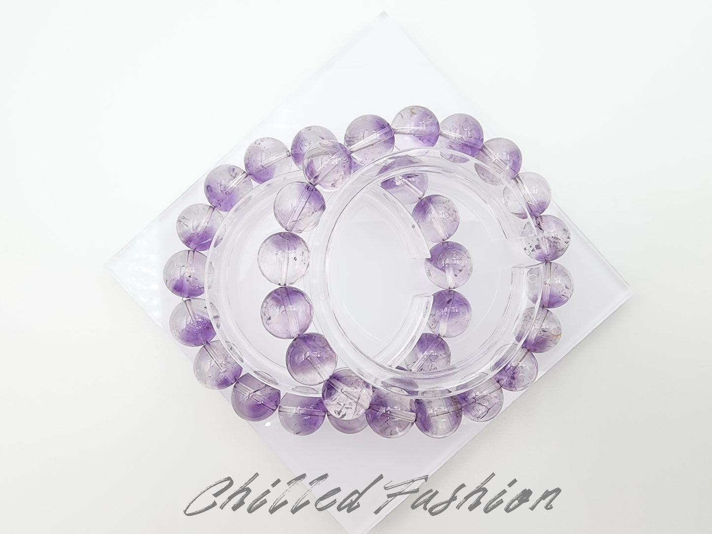 [Bracelet] Rare Purple Tower Amethyst Bracelet