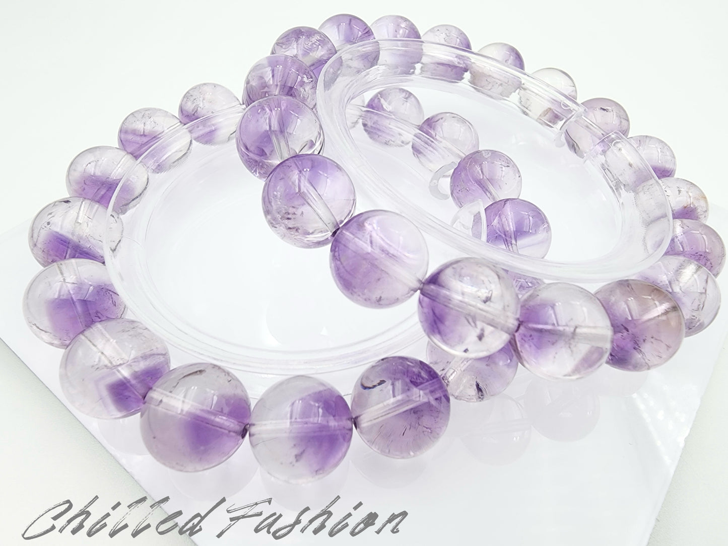[Bracelet] Rare Purple Tower Amethyst Bracelet