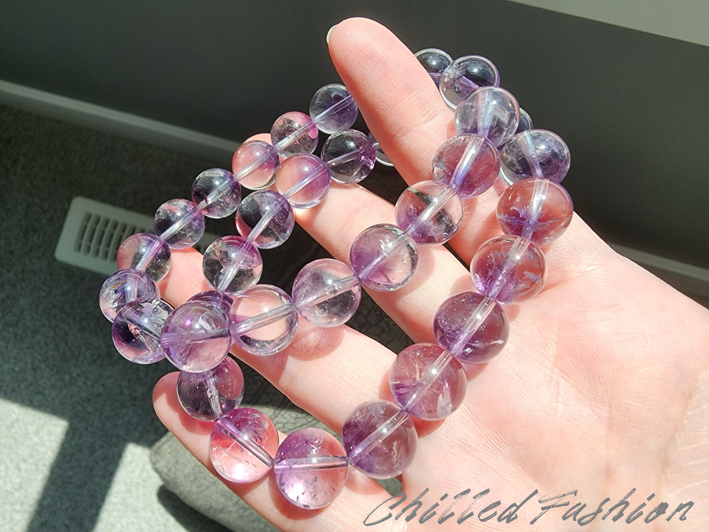 [Bracelet] Rare Purple Tower Amethyst Bracelet
