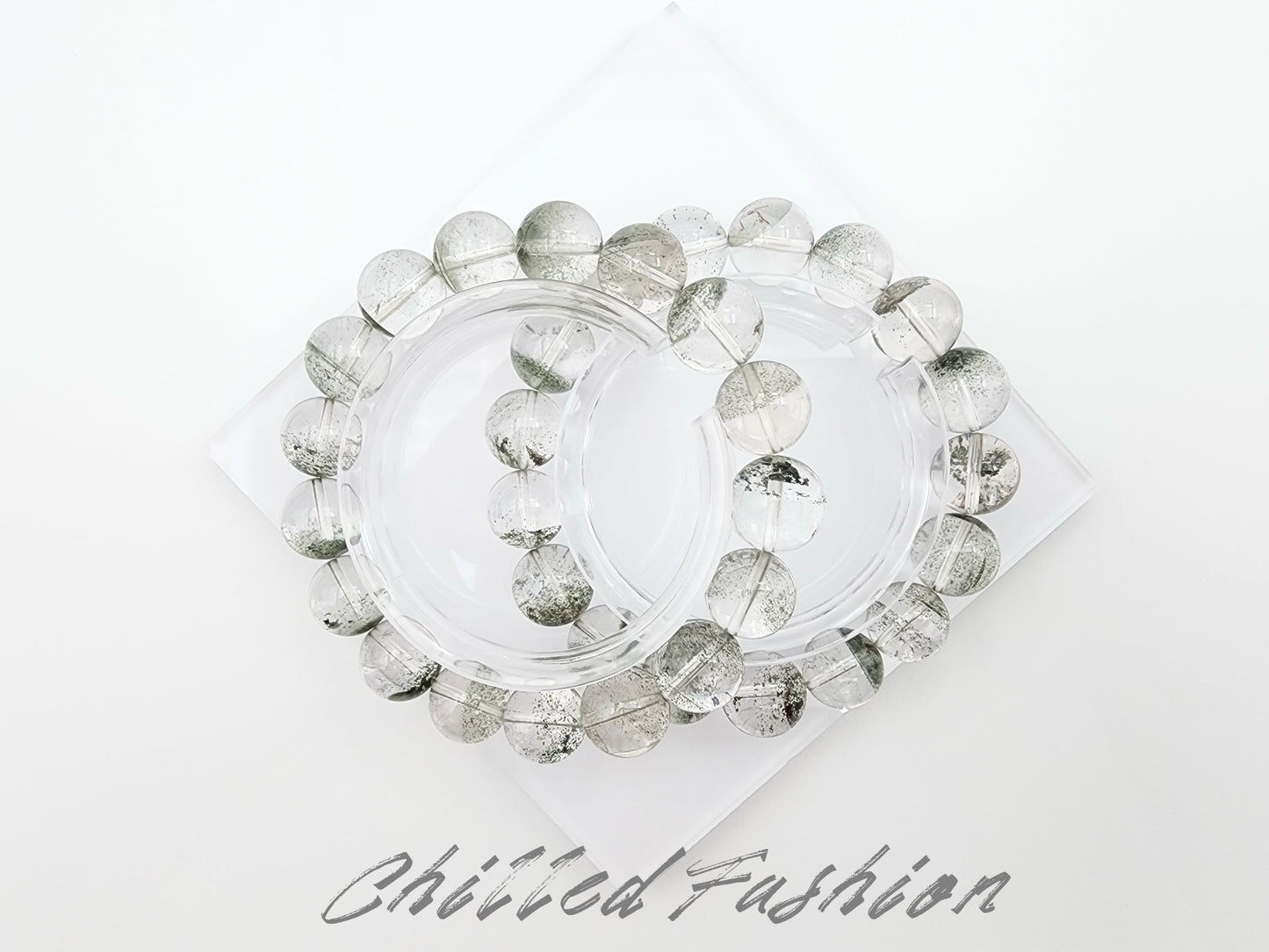 [Bracelet] Green Phantom Quartz Bracelet