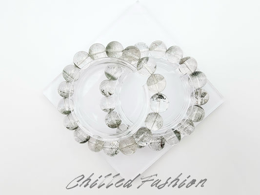 [Bracelet] Green Phantom Quartz Bracelet