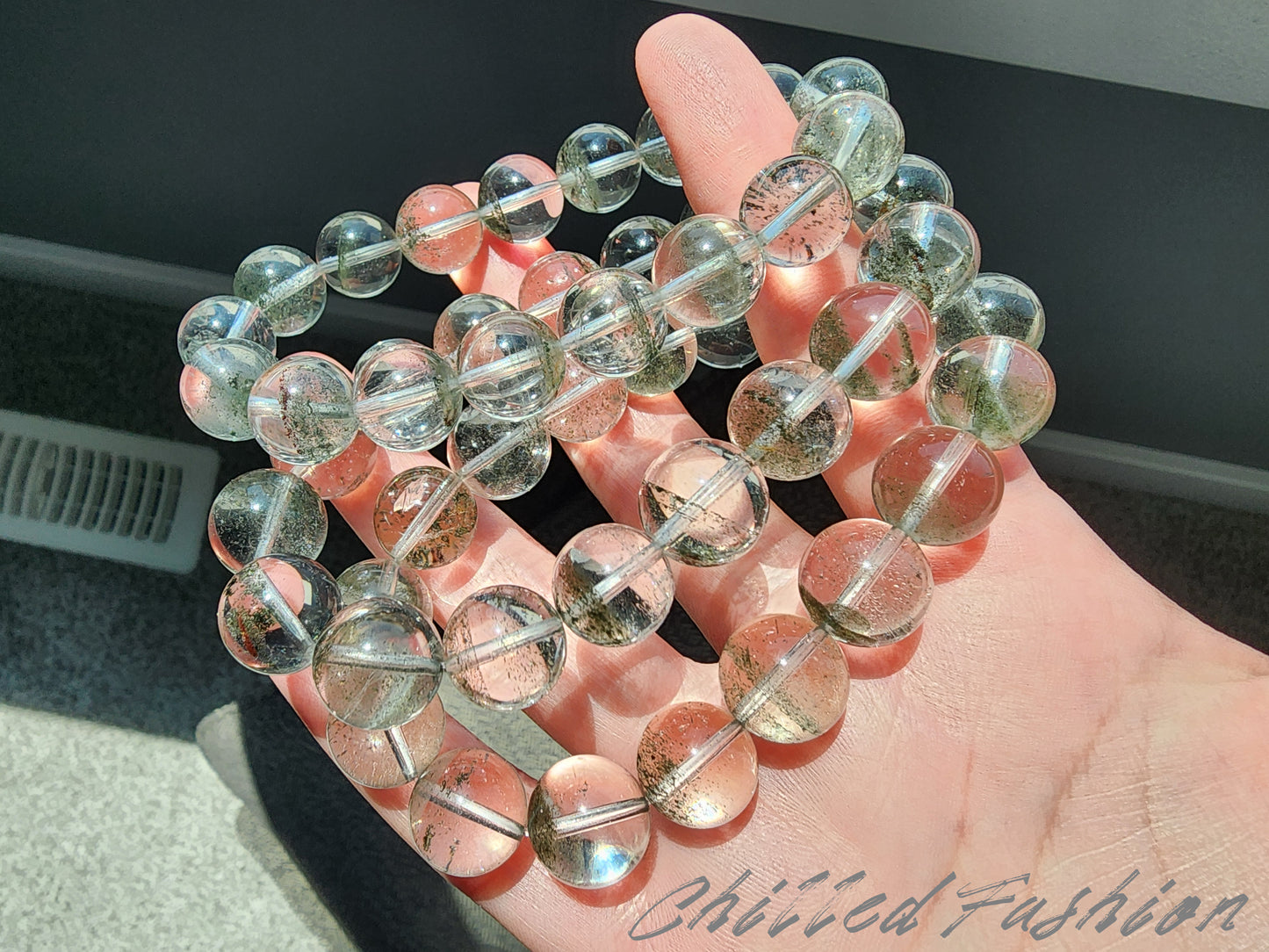 [Bracelet] Green Phantom Quartz Bracelet