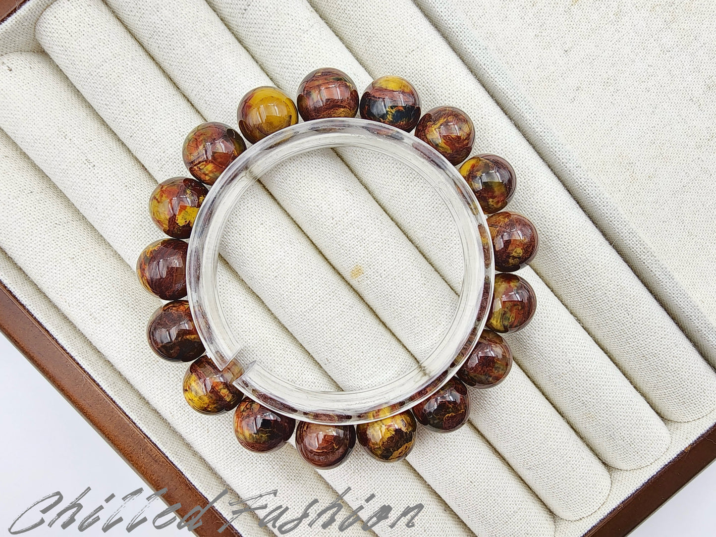 [Bracelet] 12mm Natural South African Pietersite Bracelet
