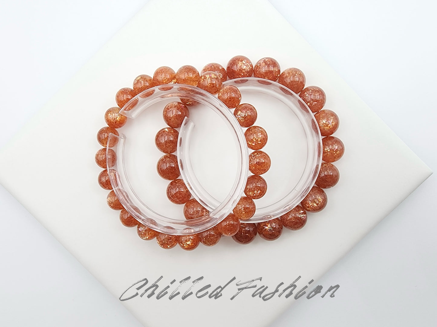 [Bracelet] Golden Sunstone Bracelet