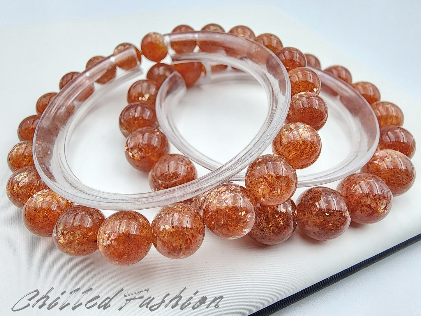 [Bracelet] Golden Sunstone Bracelet