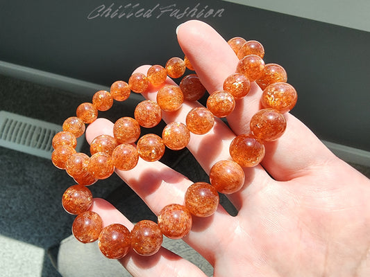 [Bracelet] Golden Sunstone Bracelet