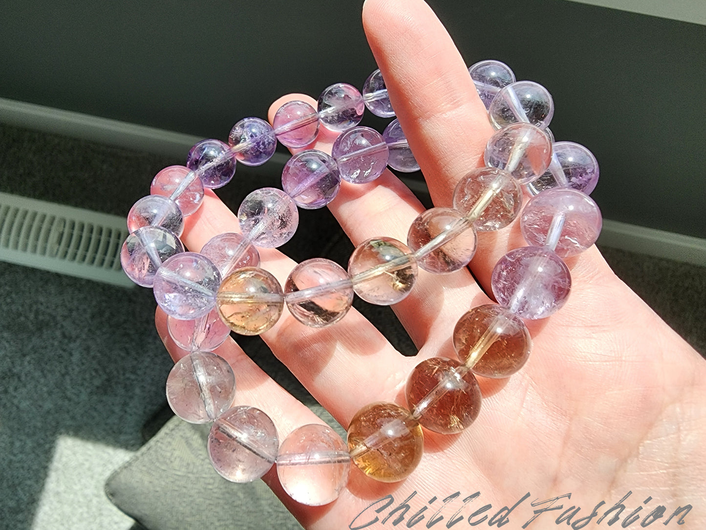 [Bracelet] Bolivian Amethyst Sunset Bracelet