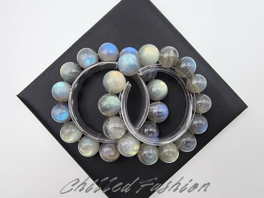[Bracelet] Natural Labradorite Moonstone Bracelet