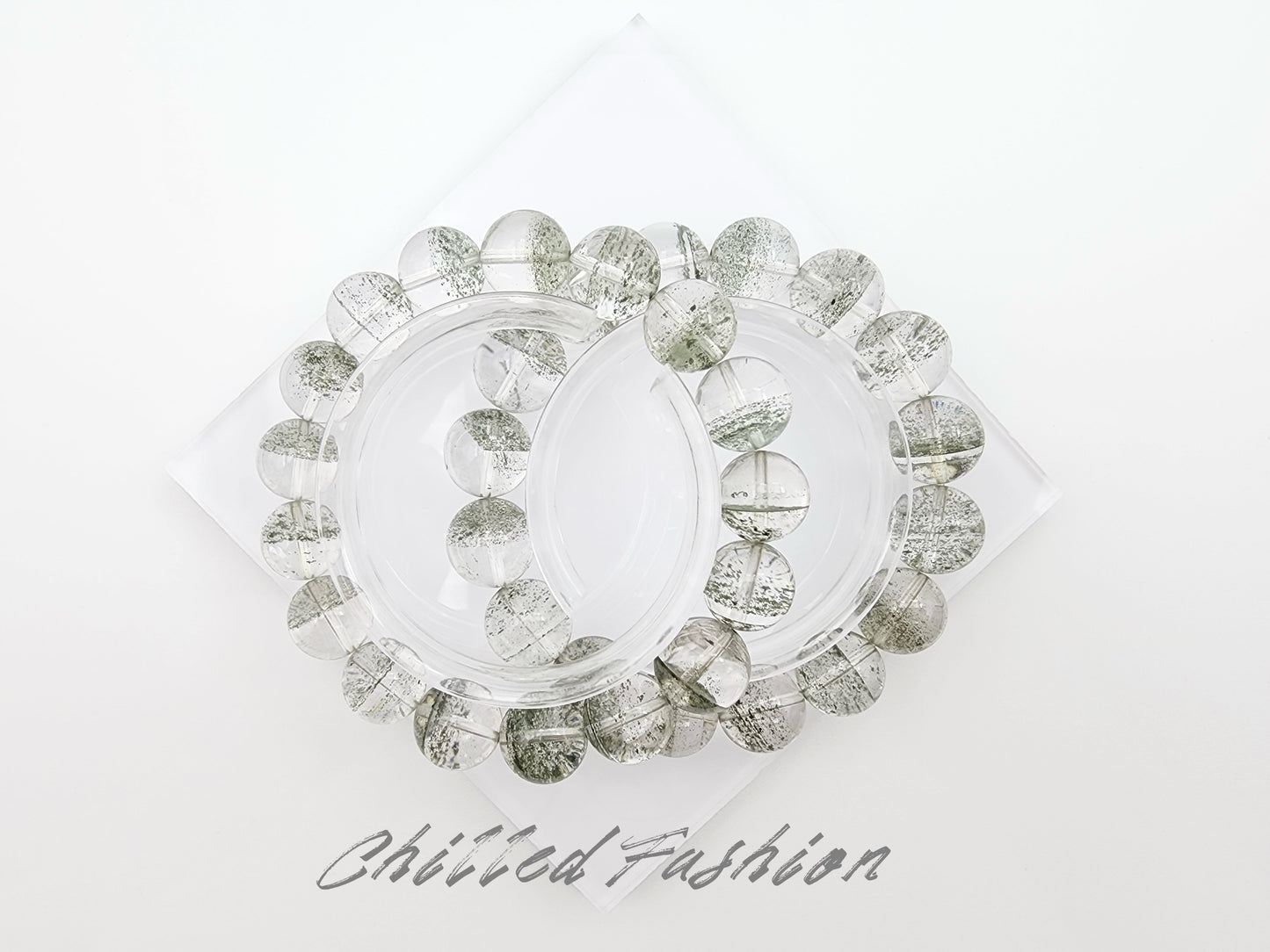 [Bracelet] Green Phantom Quartz Bracelet