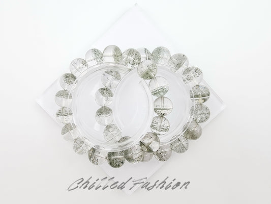 [Bracelet] Green Phantom Quartz Bracelet