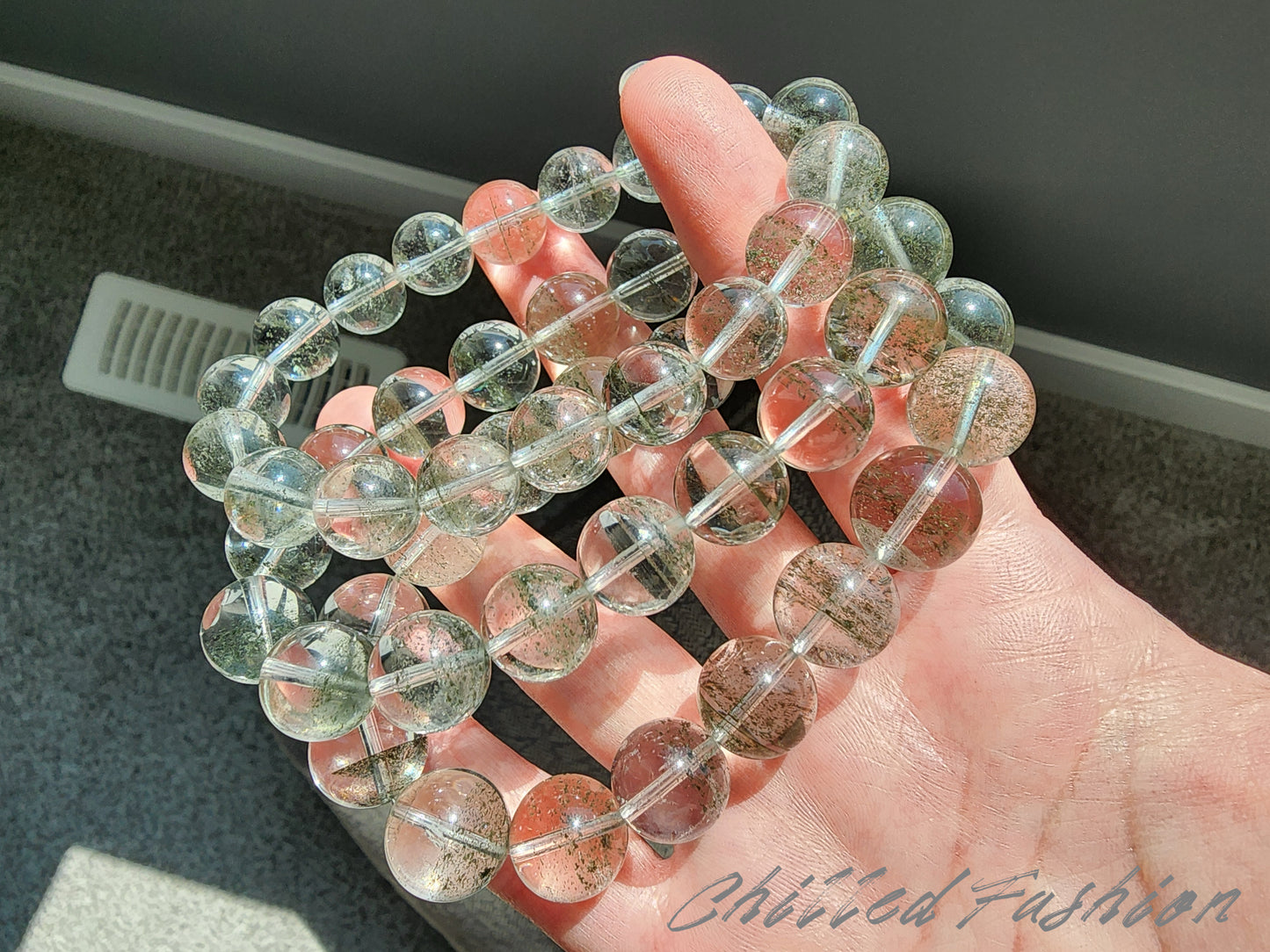 [Bracelet] Green Phantom Quartz Bracelet