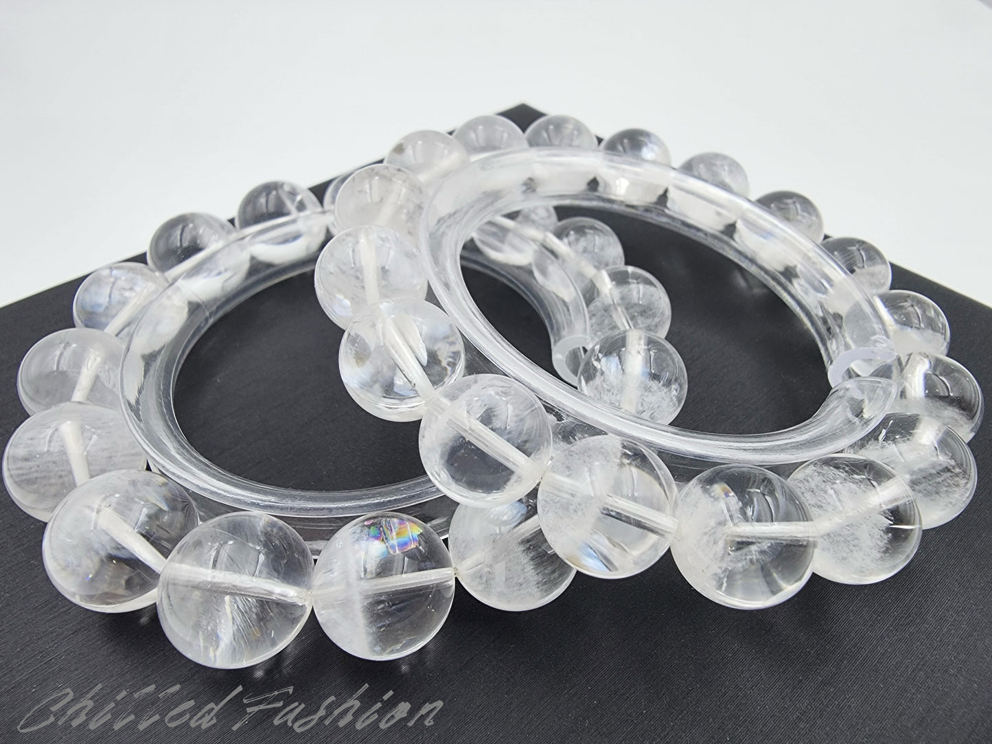 [Bracelet] Natural White Phantom Quartz Bracelet