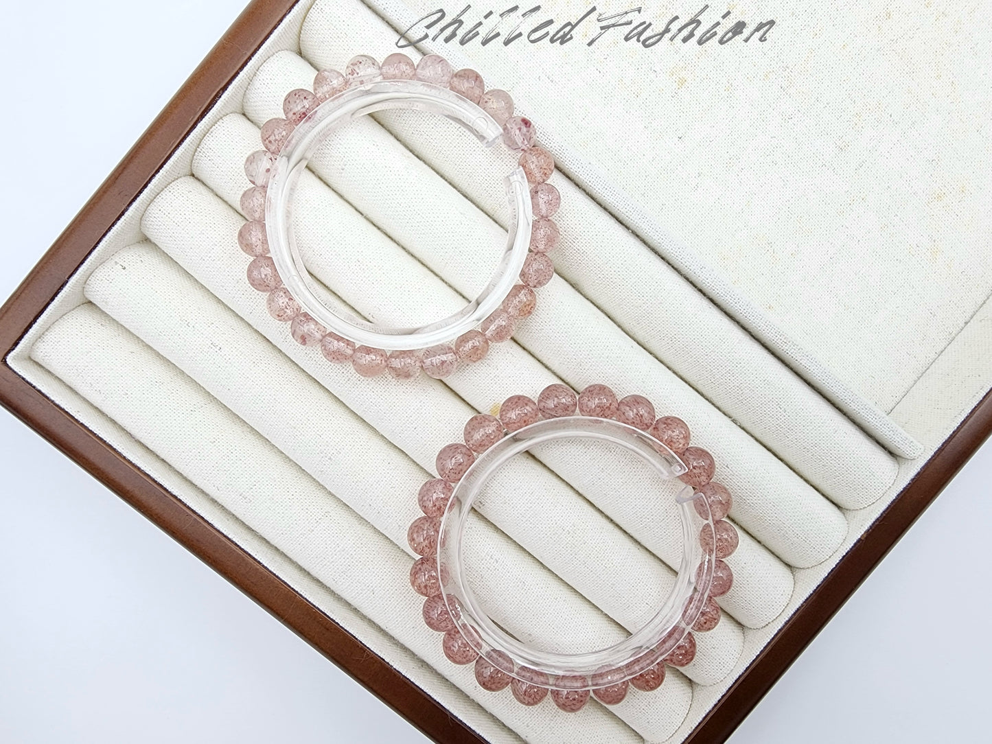 [Bracelet] Natural Strawberry Quartz Bracelet