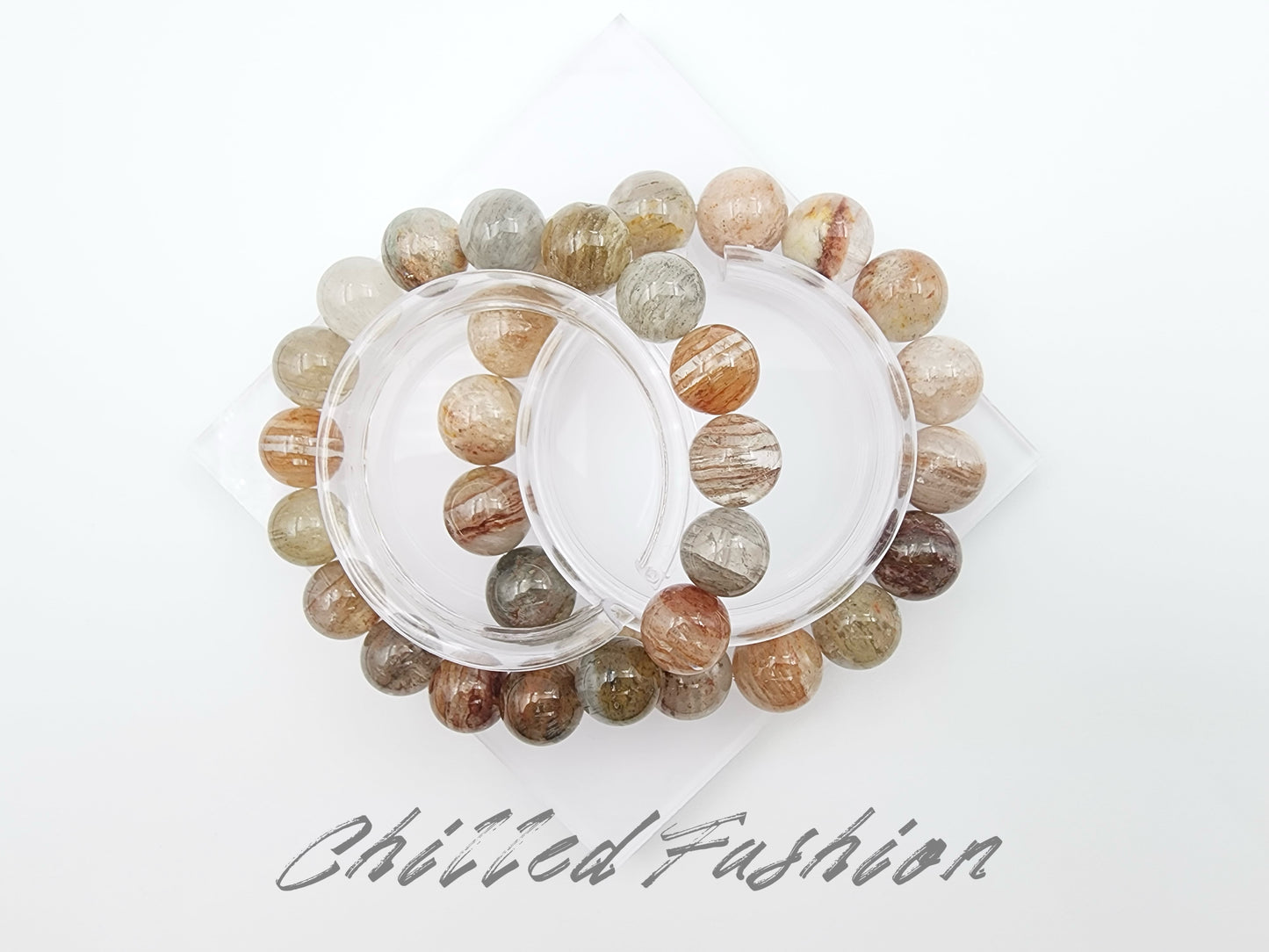 [Bracelet] Colorful Phantom Quartz Bracelet