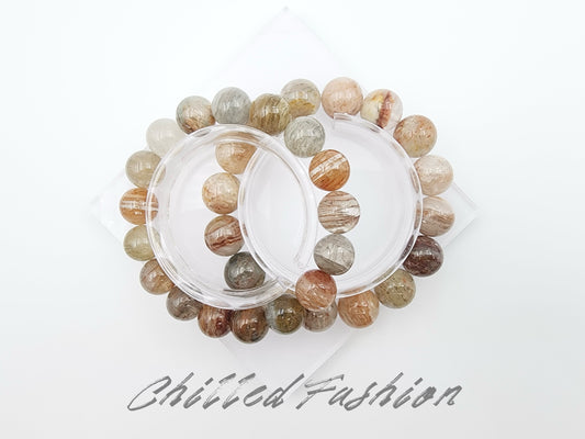 [Bracelet] Colorful Phantom Quartz Bracelet
