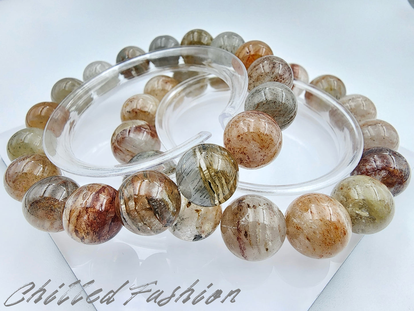 [Bracelet] Colorful Phantom Quartz Bracelet