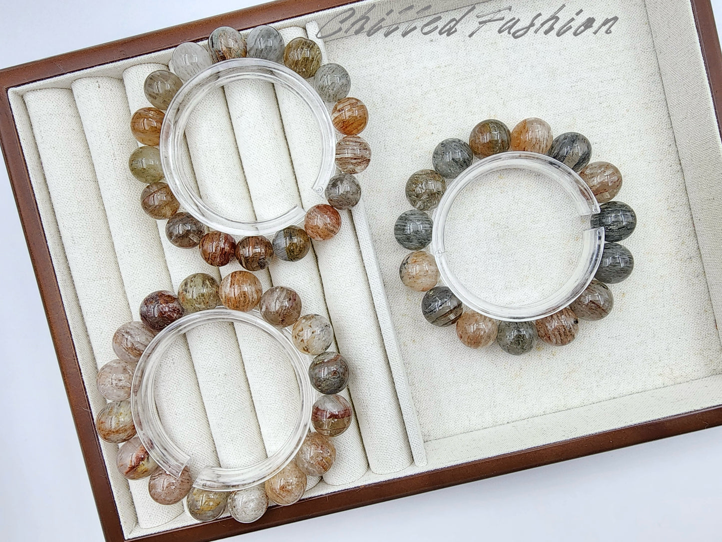 [Bracelet] Colorful Phantom Quartz Bracelet