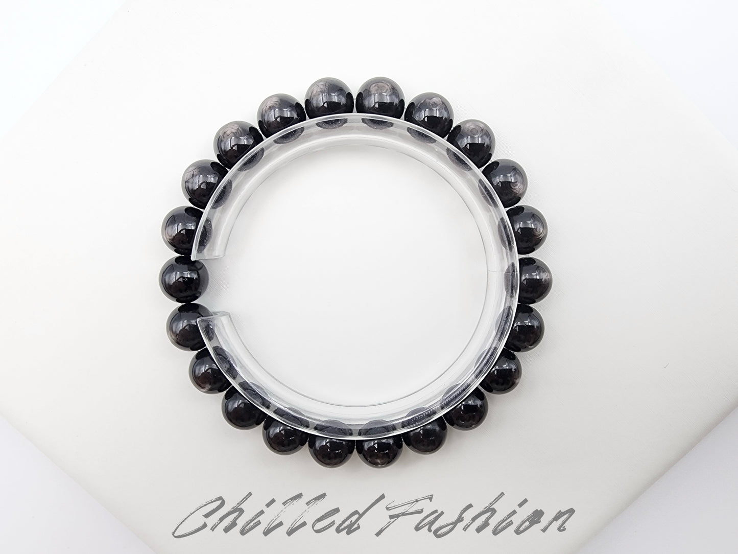 [Bracelet] Natural 8mm Hypersthene 金运石 Gemstone Bracelet