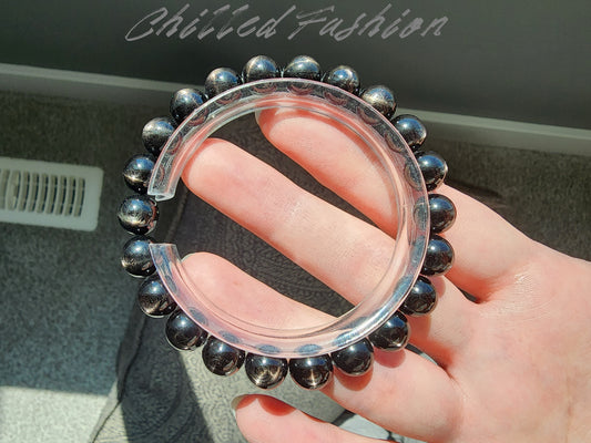 [Bracelet] Natural 8mm Hypersthene 金运石 Gemstone Bracelet