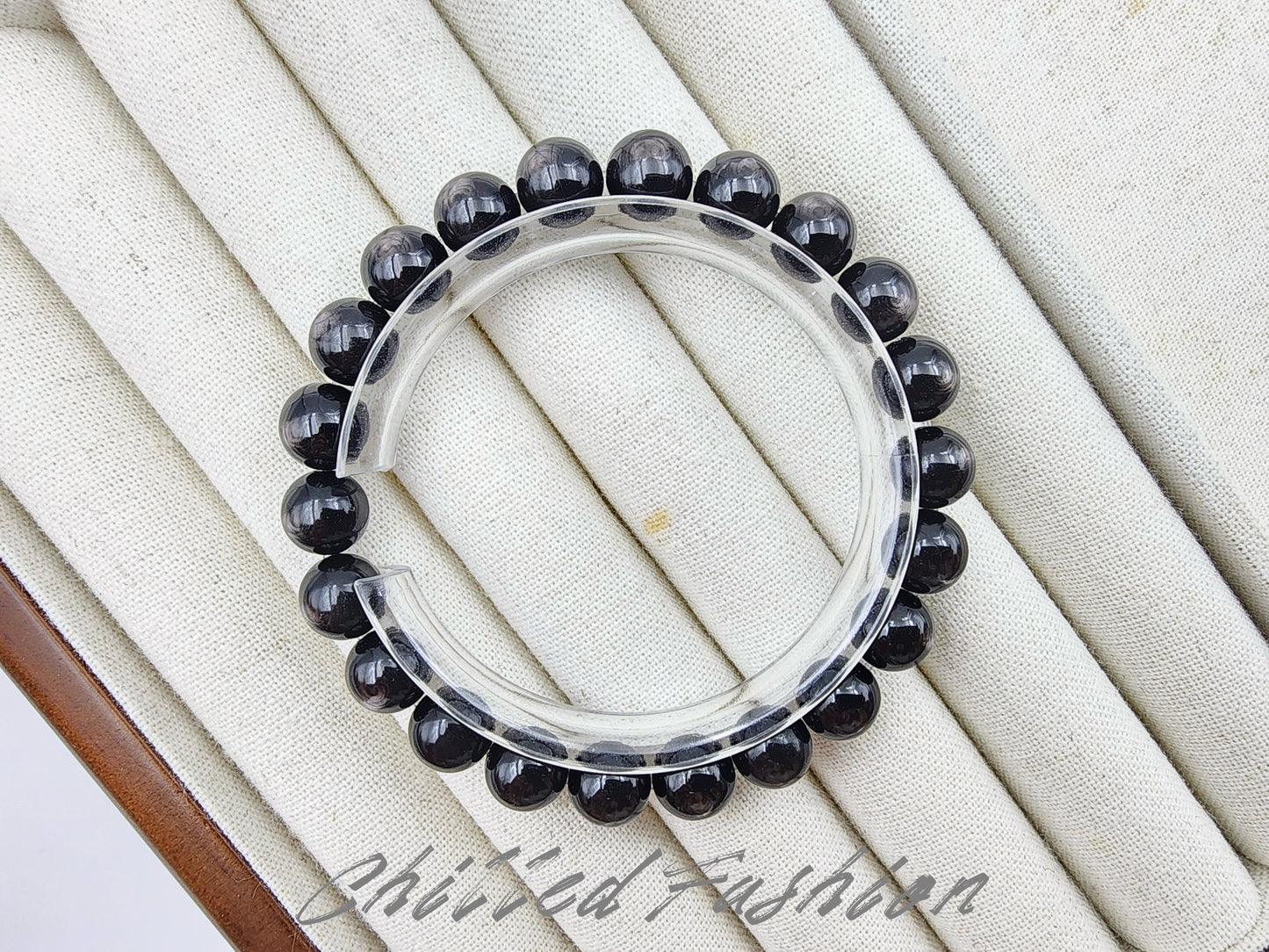 [Bracelet] Natural 8mm Hypersthene 金运石 Gemstone Bracelet