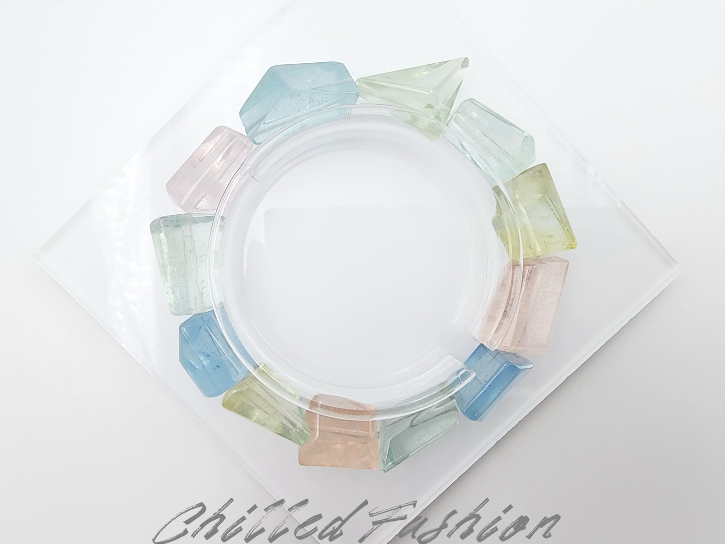 [Bracelet] Colorful Morganite Bracelet