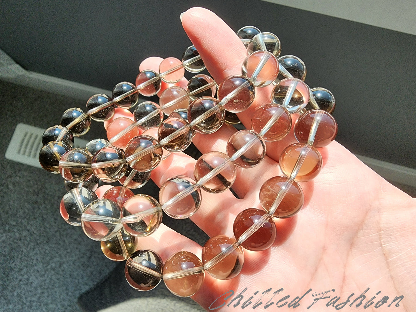 [Bracelet] Natural Smoky Quartz Bracelet