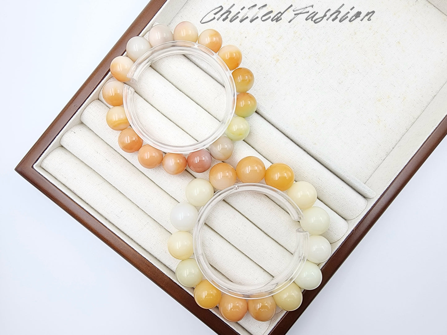 [Bracelet] Burmese Yellow Jade 缅黄 Bracelet - Natural Stone Jewelry