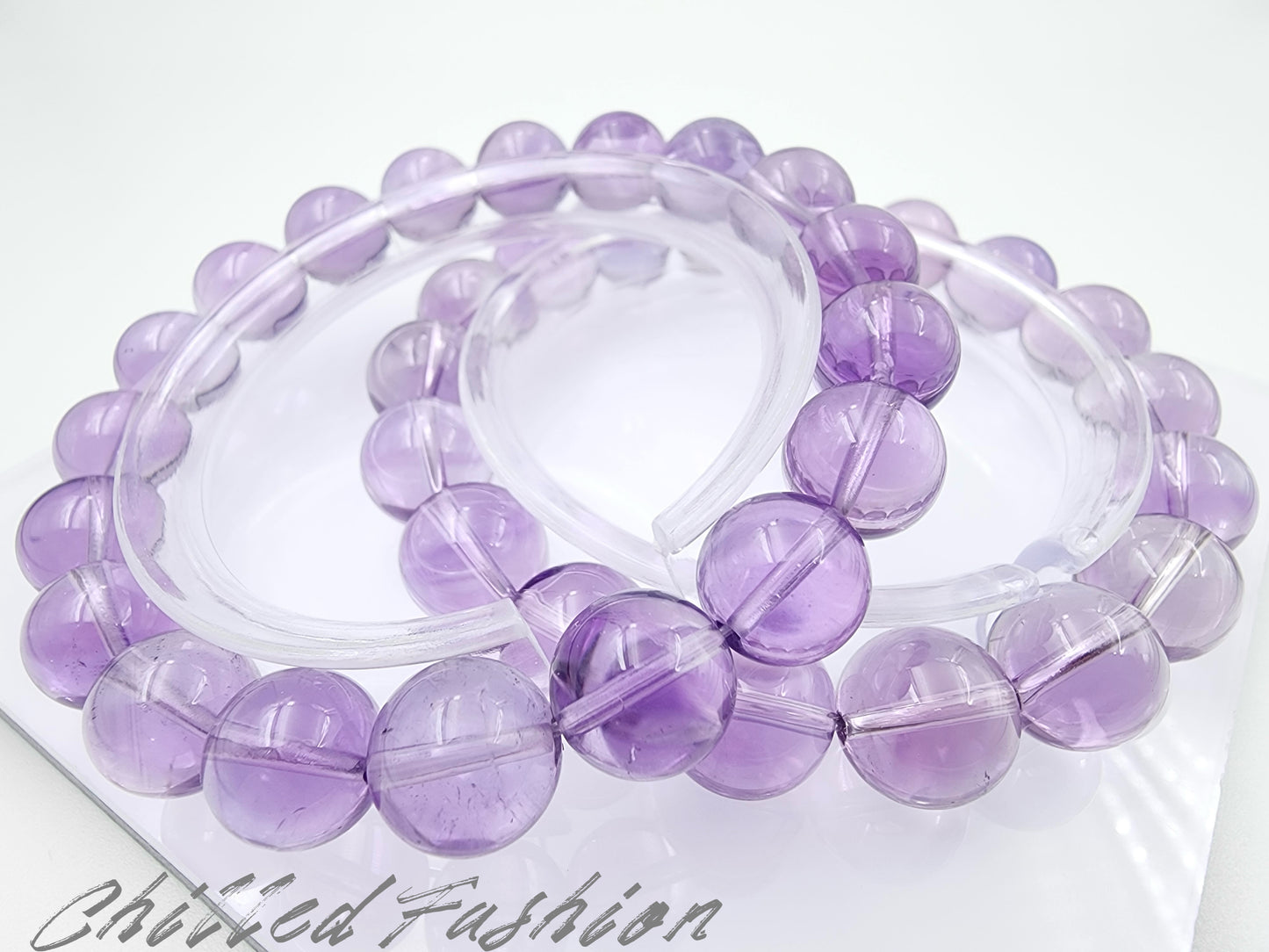 [Bracelet] Natural Brazilian Amethyst Bracelet