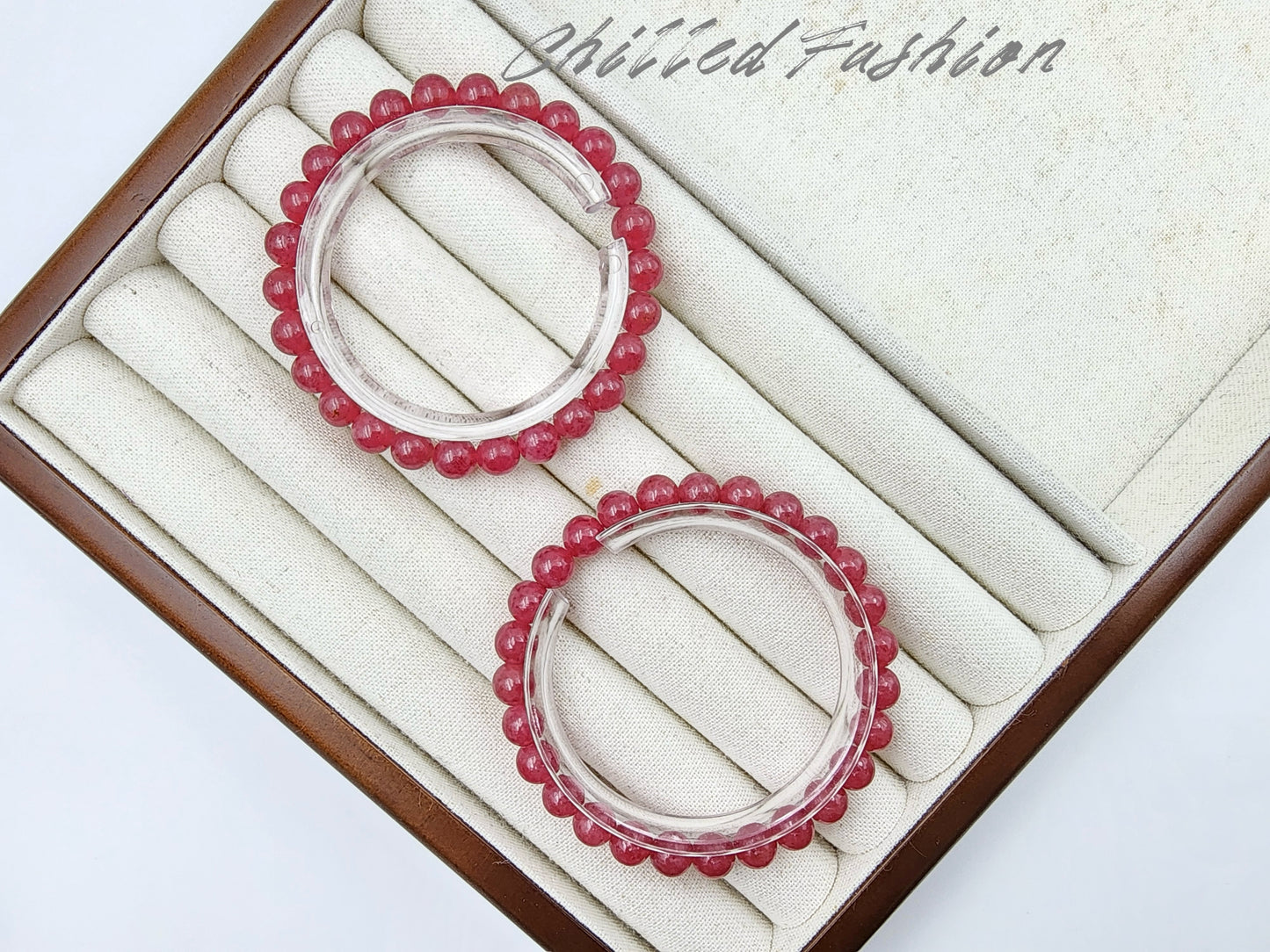 [Bracelet] Healing Stone: 7mm Rhodonite 蔷薇辉 Bead Bracelet (Madagascar)