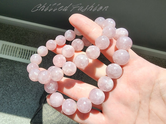[Bracelet] Natural Pink Lepidolite Bracelet