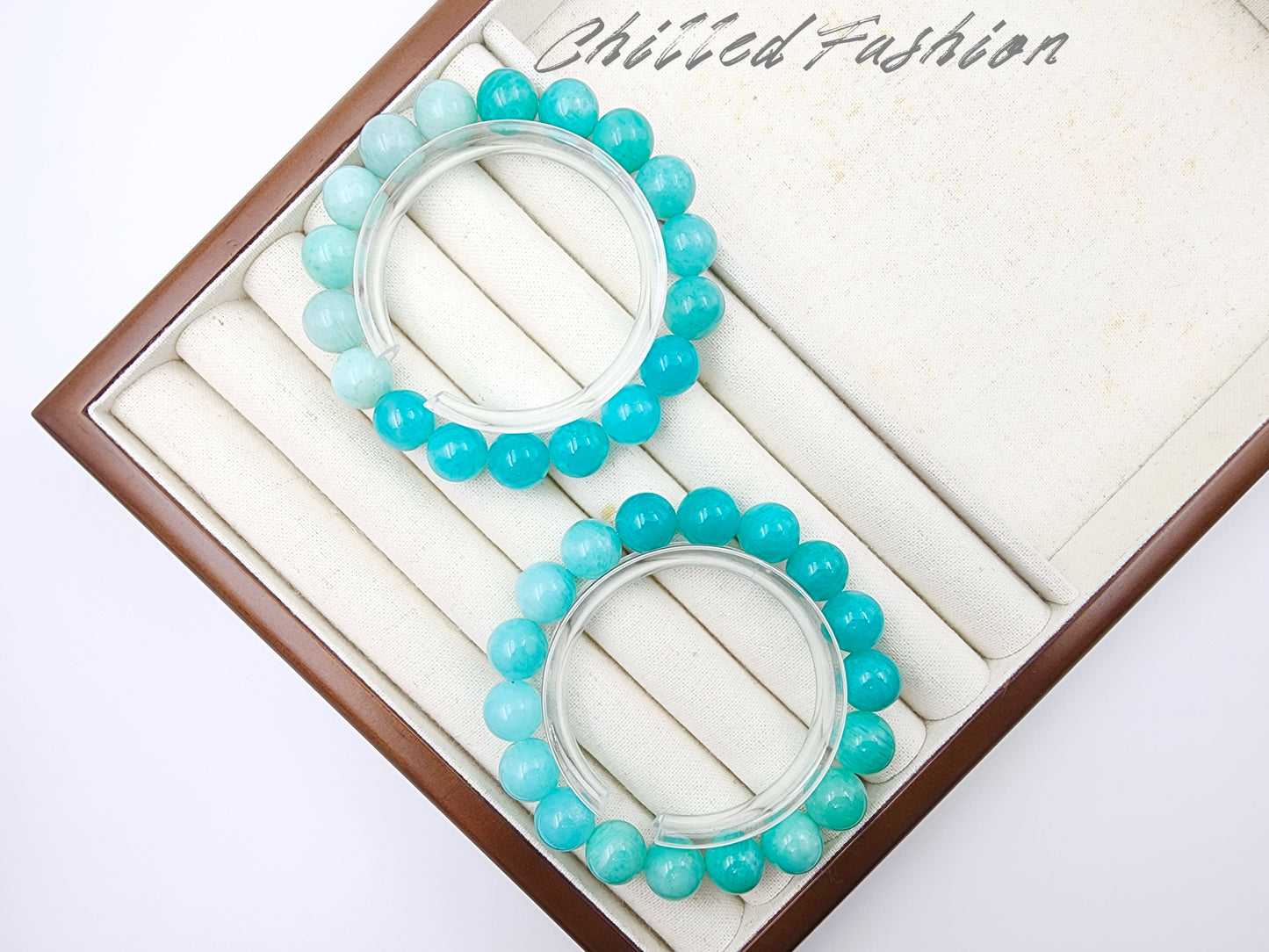 [Bracelet] 11mm Gradient Amazonite Bracelet