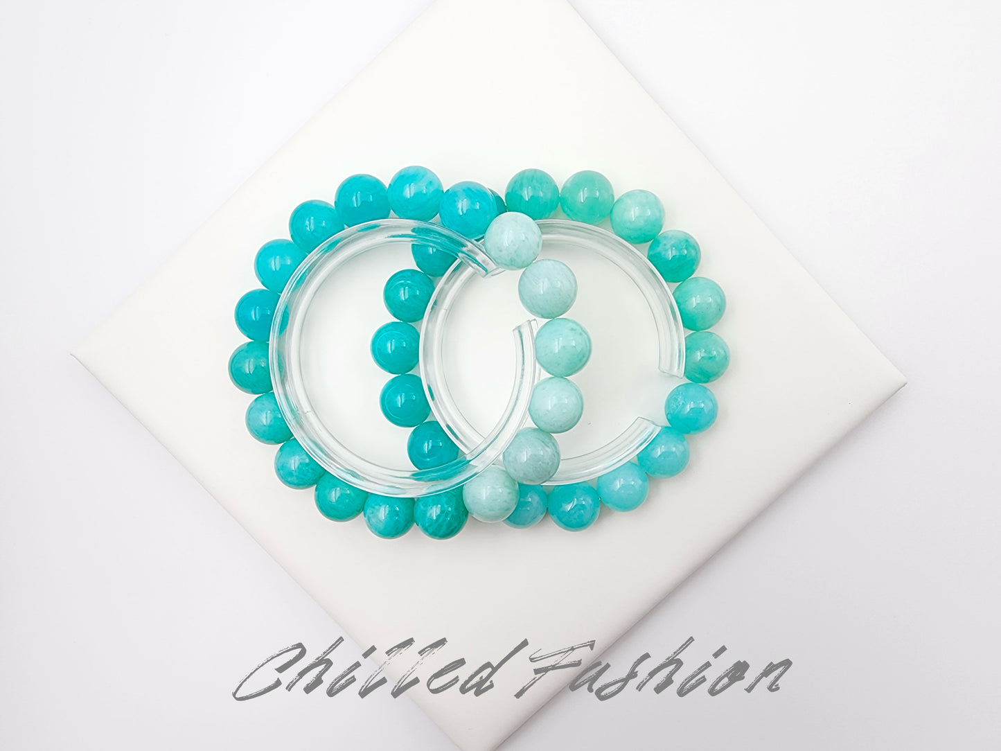 [Bracelet] 11mm Gradient Amazonite Bracelet
