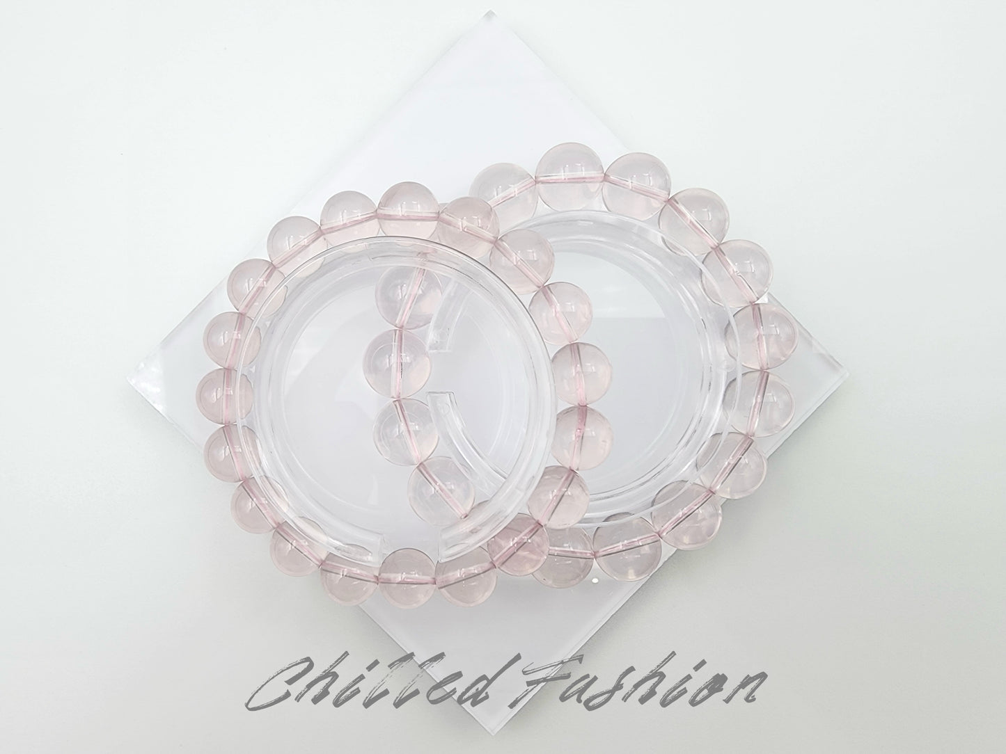 [Bracelet] Light Pink Mozambique Rose Quartz Bracelet