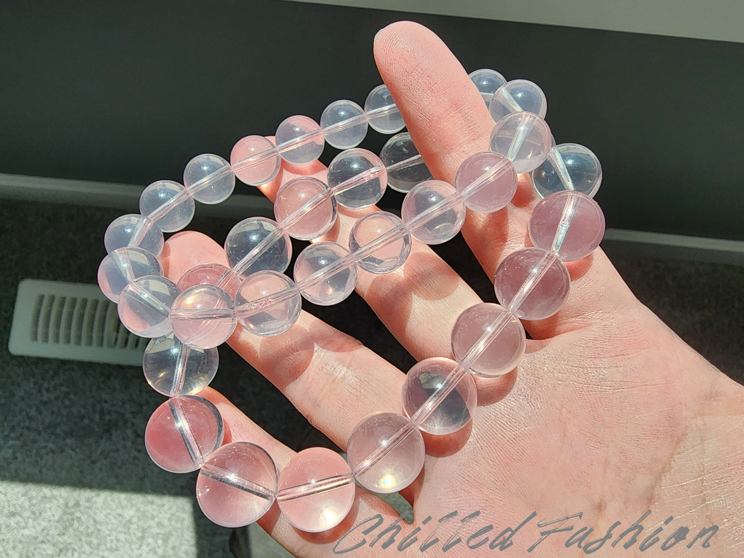[Bracelet] Light Pink Mozambique Rose Quartz Bracelet