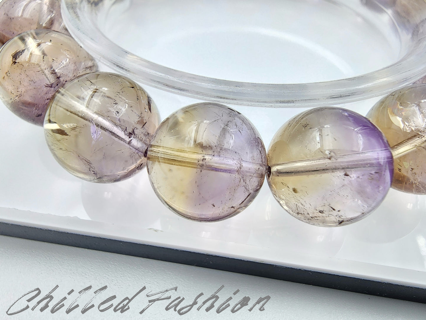 [Bracelet] Natural 12mm Ametrine Bracelet