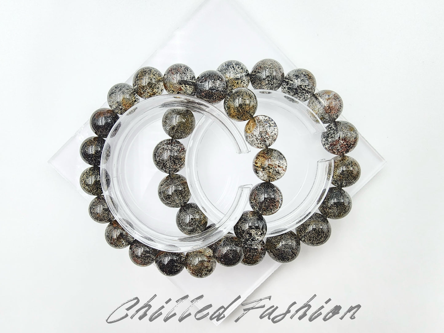 [Bracelet] Balance & Protection Bracelet: Black Strawberry Quartz 黑草莓