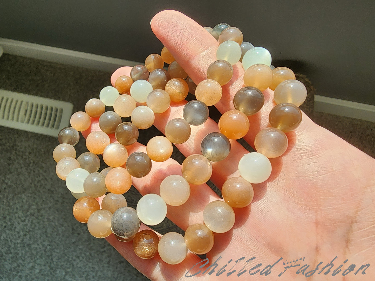 [Bracelet] Mixed Color Moonstone Bracelet