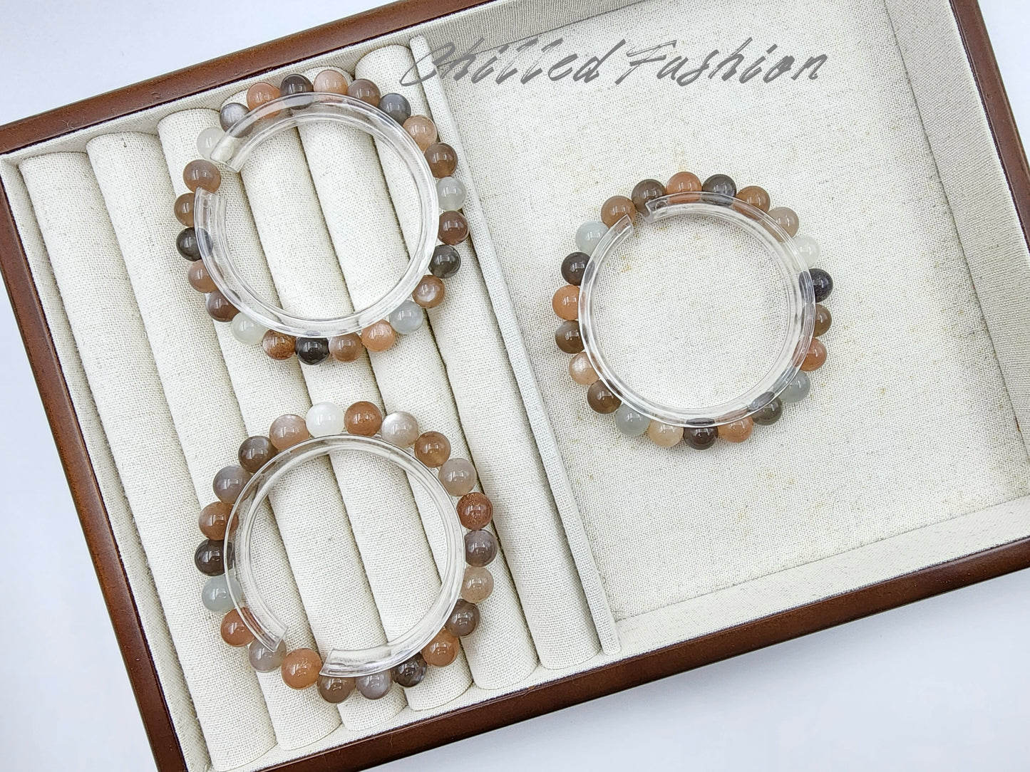 [Bracelet] Mixed Color Moonstone Bracelet