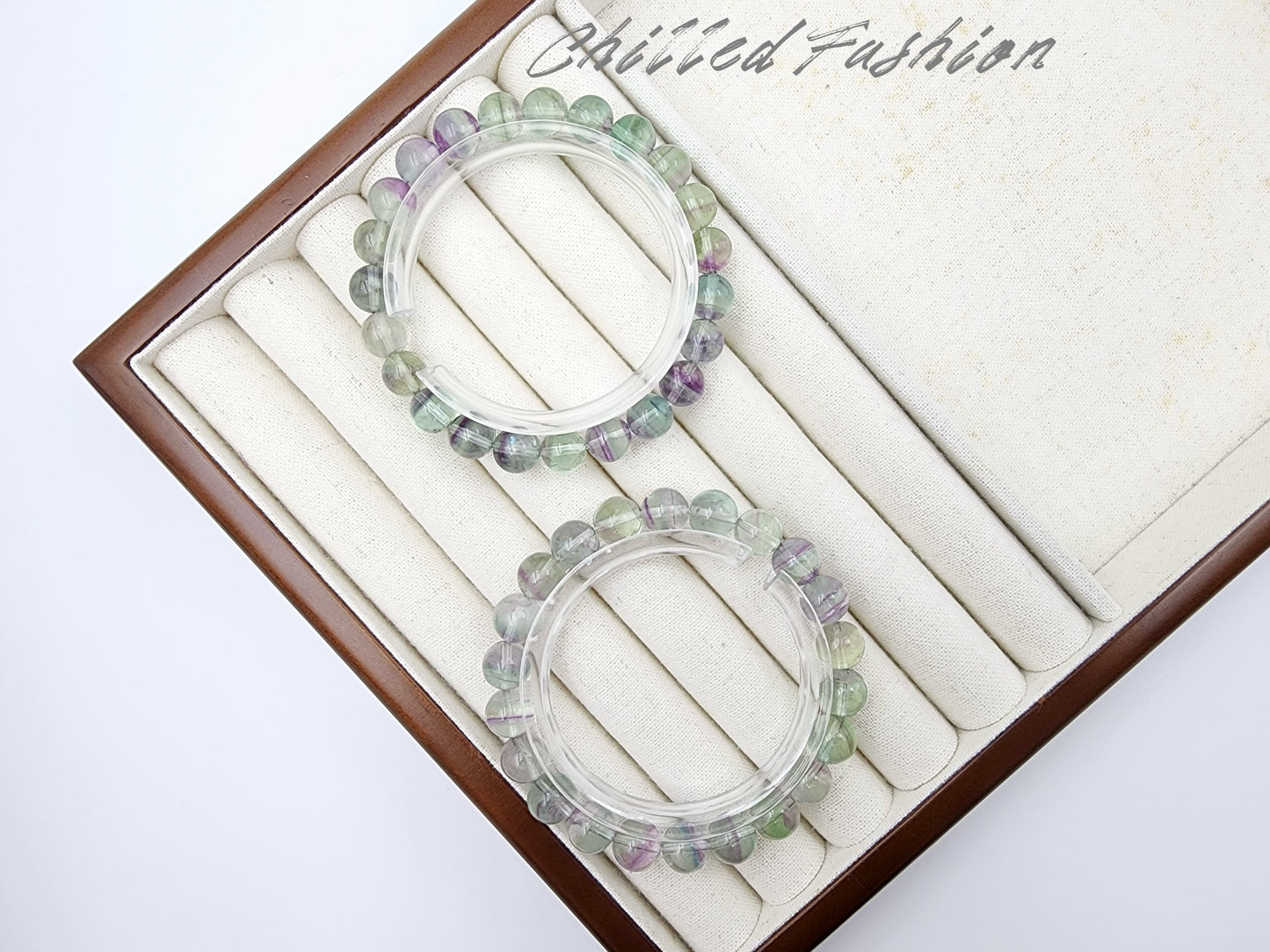 [Bracelet] Dreamy Rainbow Fluorite Bracelet