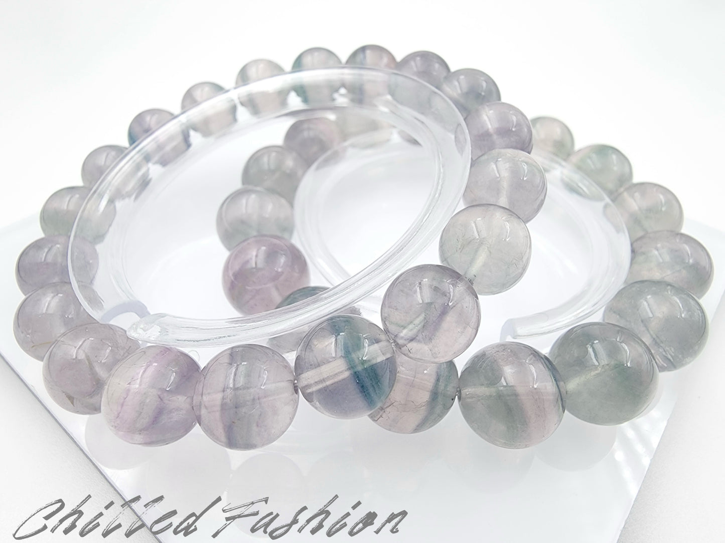 [Bracelet] Fluorite Bracelet with Dreamy Bands