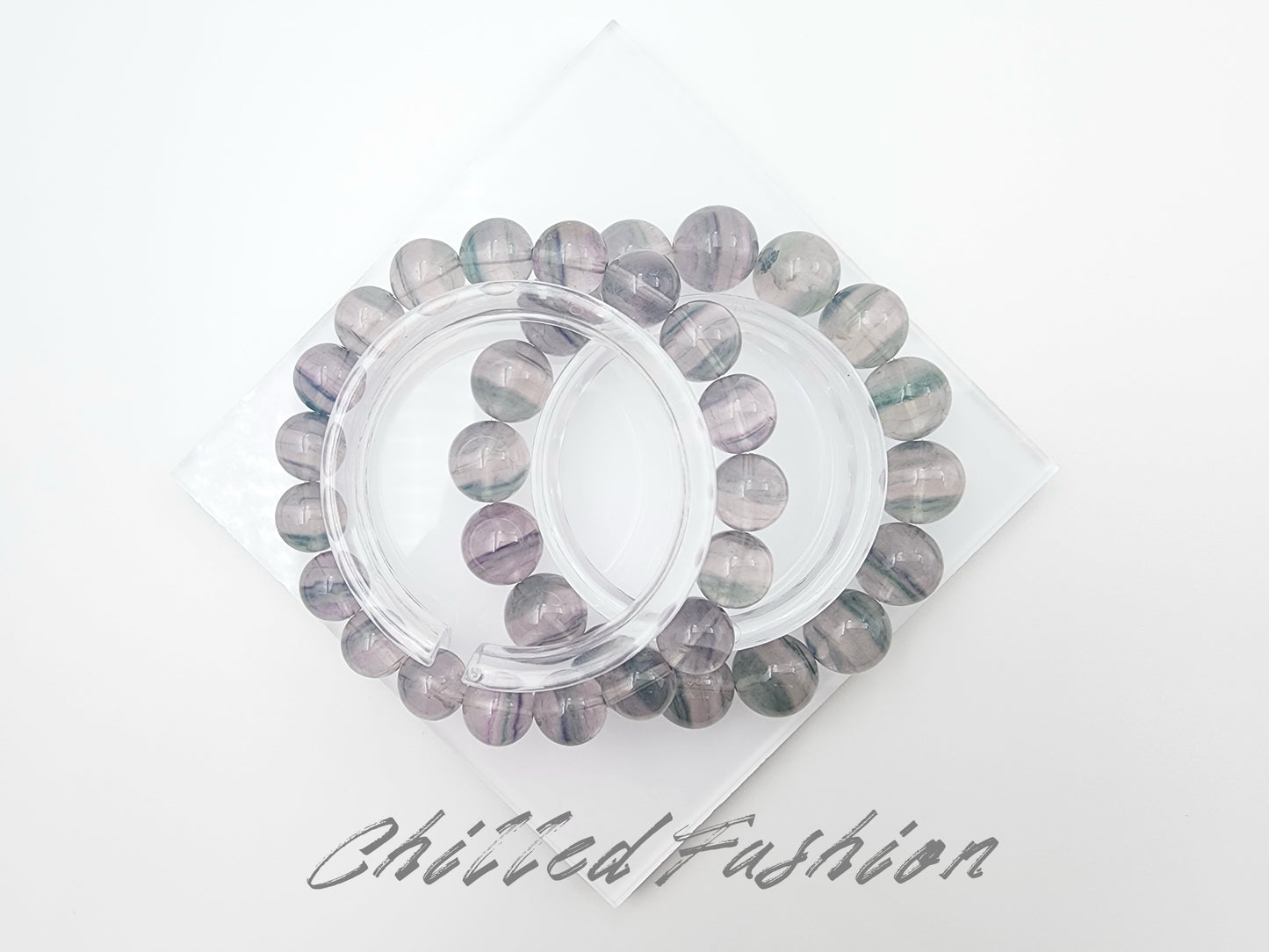 [Bracelet] Fluorite Bracelet with Dreamy Bands