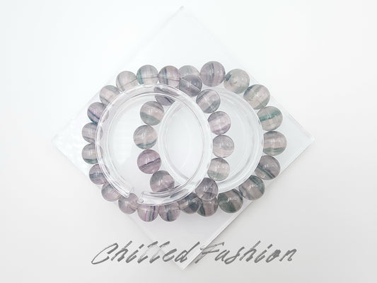 [Bracelet] Fluorite Bracelet with Dreamy Bands