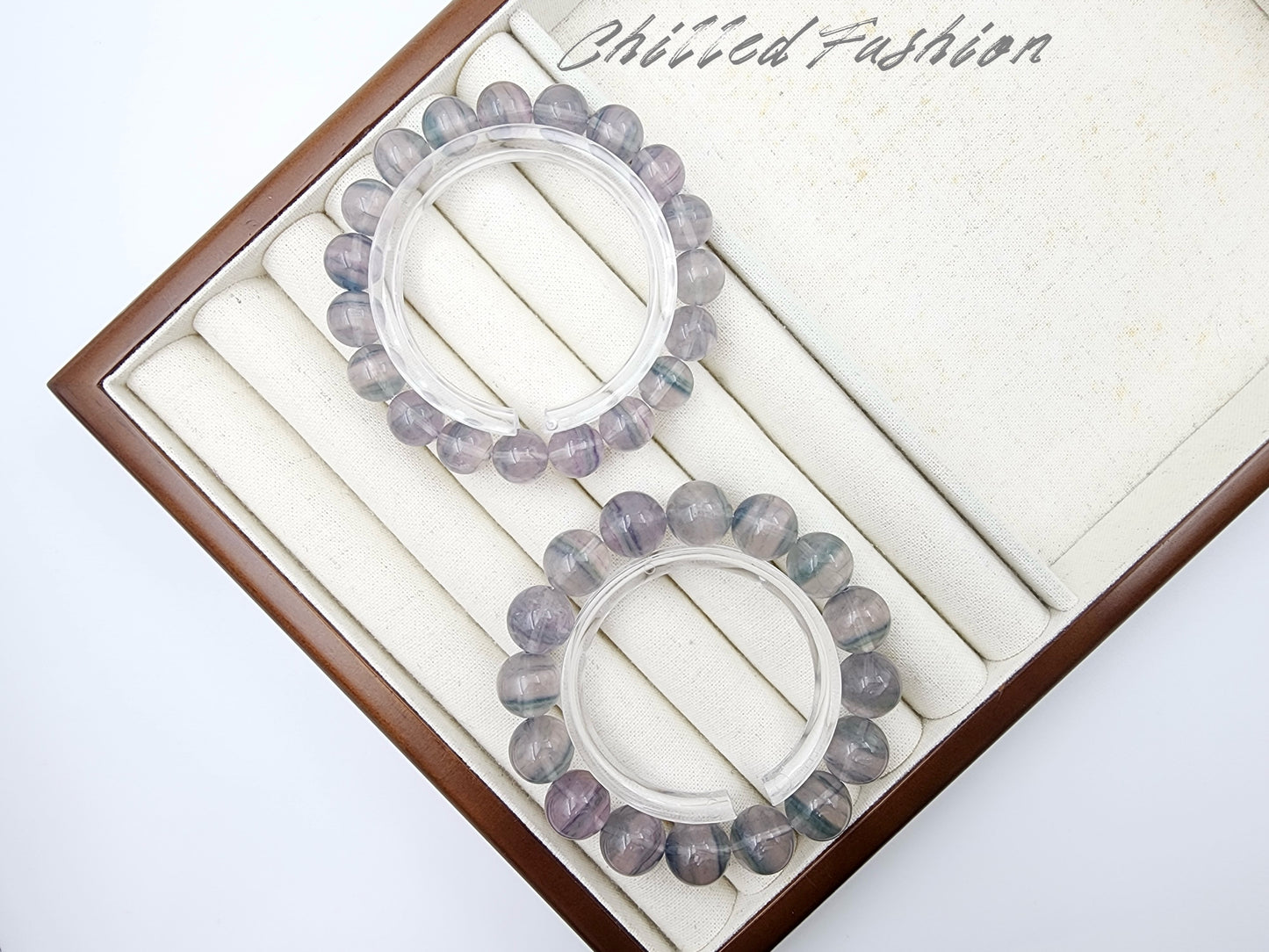 [Bracelet] Fluorite Bracelet with Dreamy Bands