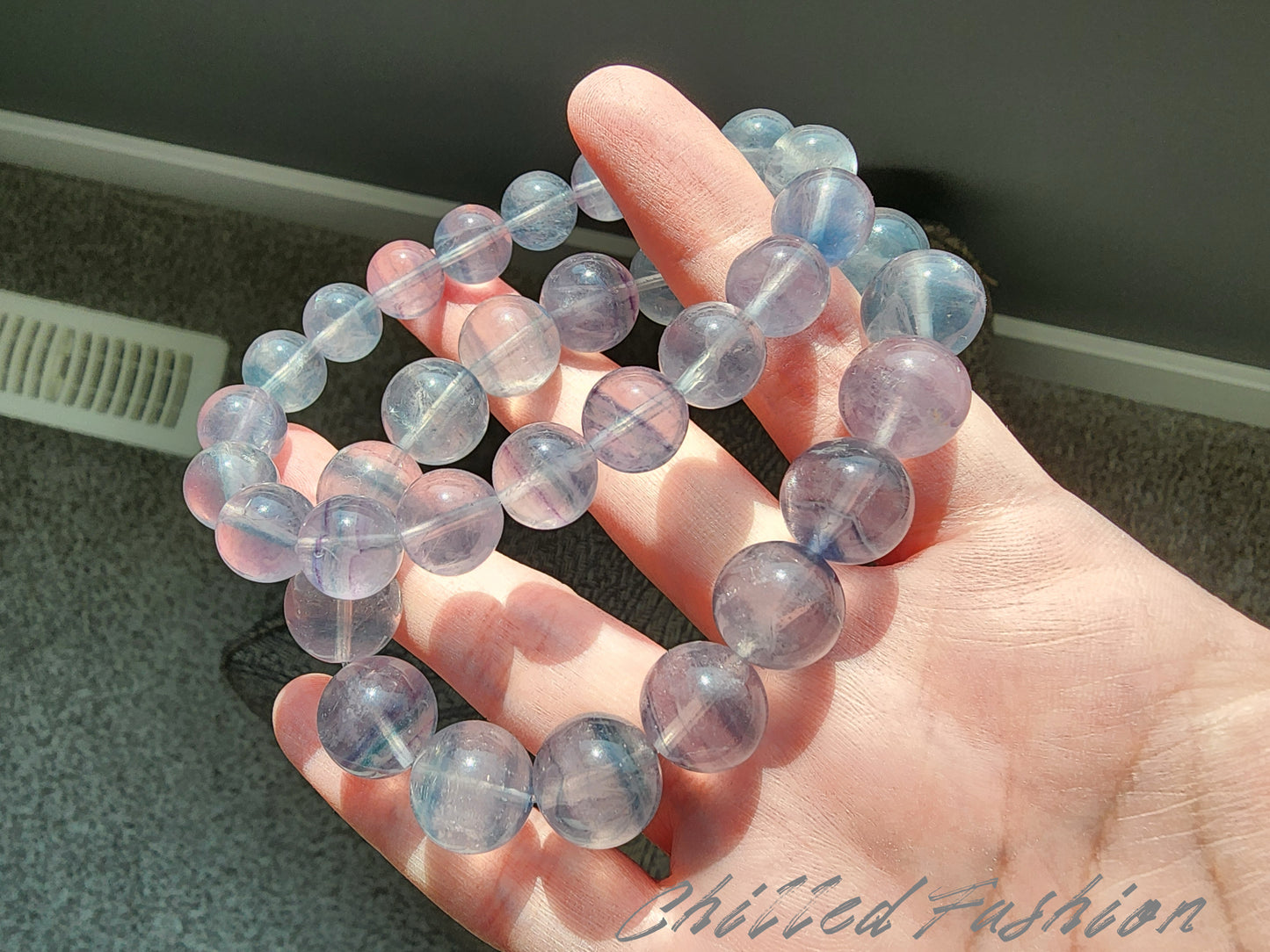 [Bracelet] Fluorite Bracelet with Dreamy Bands