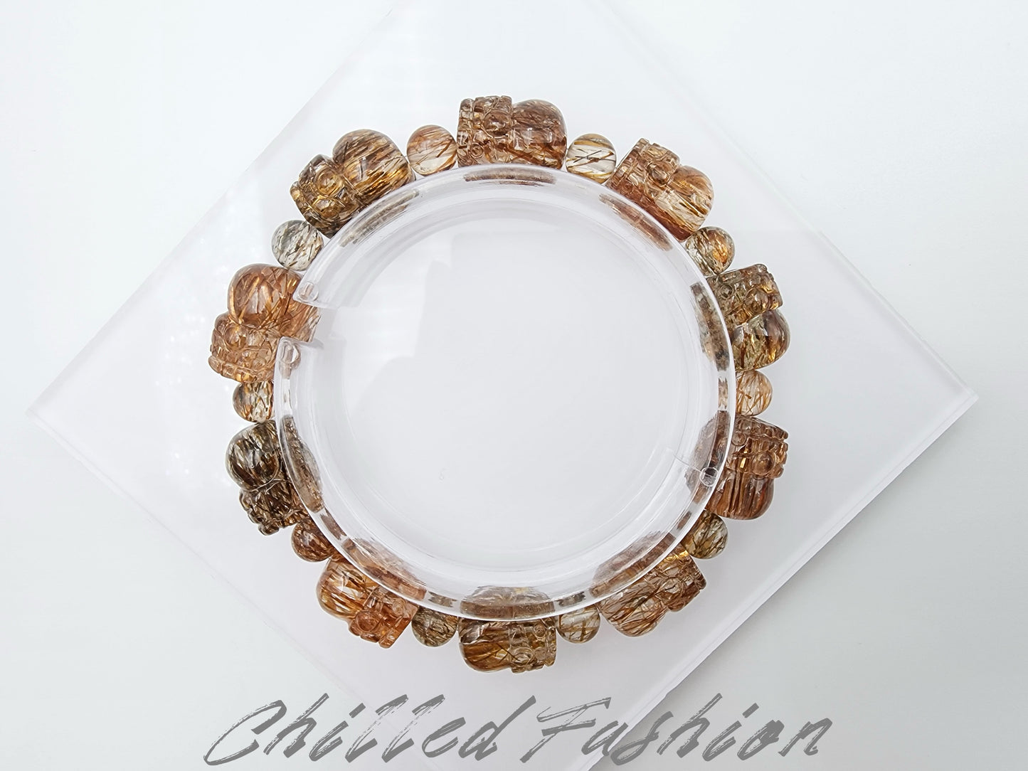 [Bracelet] Black Gold Rutilated Quartz Pixiu Bracelet for Wealth
