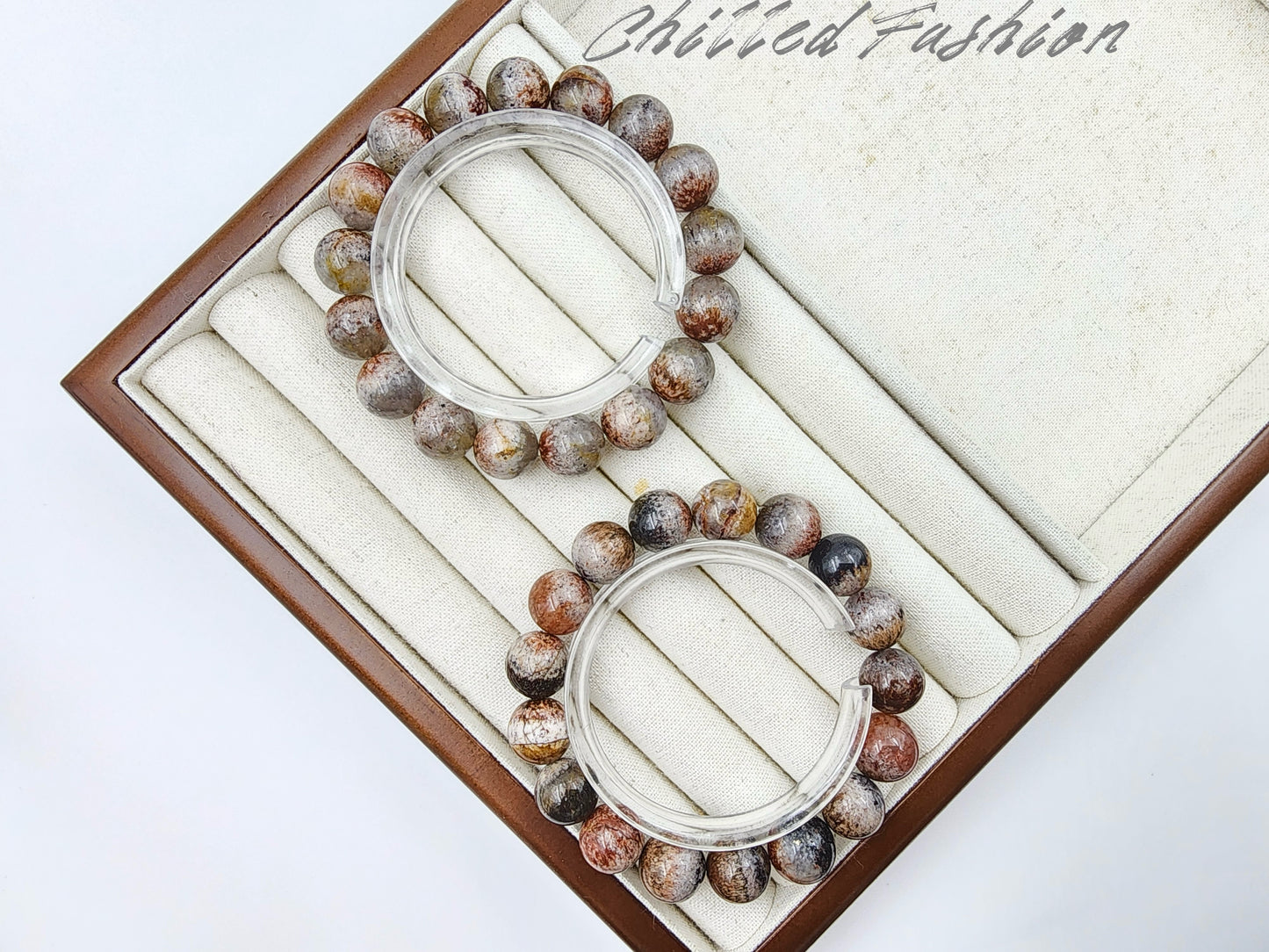 [Bracelet] 12mm Rare Auralite 23 Crystal Bracelet