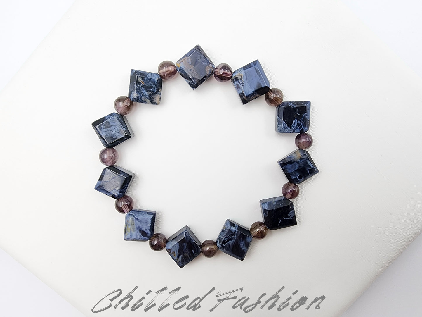 [Bracelet] Blue Pietersite Crystal Bracelet